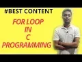 C language tutorial for beginners Lecture 9 For loop in c programming