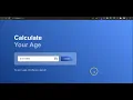 How To Build Age Calculator With HTML CSS And JavaScript