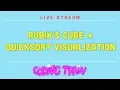 Coding Train Live 173 Rubik s Cube and Quicksort Visualization