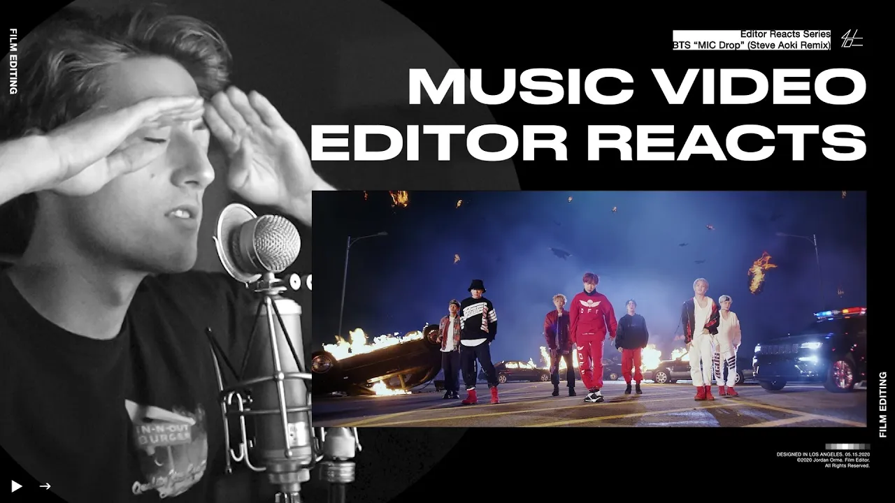 Video Editor Reacts to BTS 'MIC Drop (Steve Aoki Remix)'