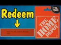How to Redeem a Home Depot Gift Card on Website and Use It To Buy Something