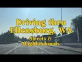 Driving thru Ellensburg WA Streets Neighborhoods