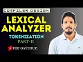 Count number of tokens in compiler design Lexical Analyzer