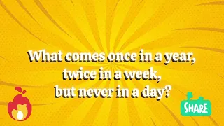 🧠🧩 Can you figure out what these riddles are? Let's do it together. 😊