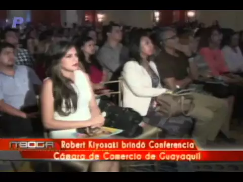 Robert Kiyosaki brindó conferencia cámara de comercio de Guayaquil