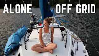 Alone Off Grid | Daily Routines of Boat Life