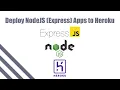 How to Deploy NodeJS Express Apps to Heroku 2020