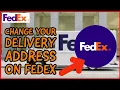 How to Change Your Delivery Address on FedEx Update Delivery Address on FedEx 2024