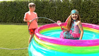 diana pretends to be a mermaid princess