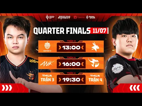 Video Thumbnail: BRU vs EA | ANK vs FPT | EA vs FPT | VÒNG TỨ KẾT - APL 2025 (NGÀY 11/07)