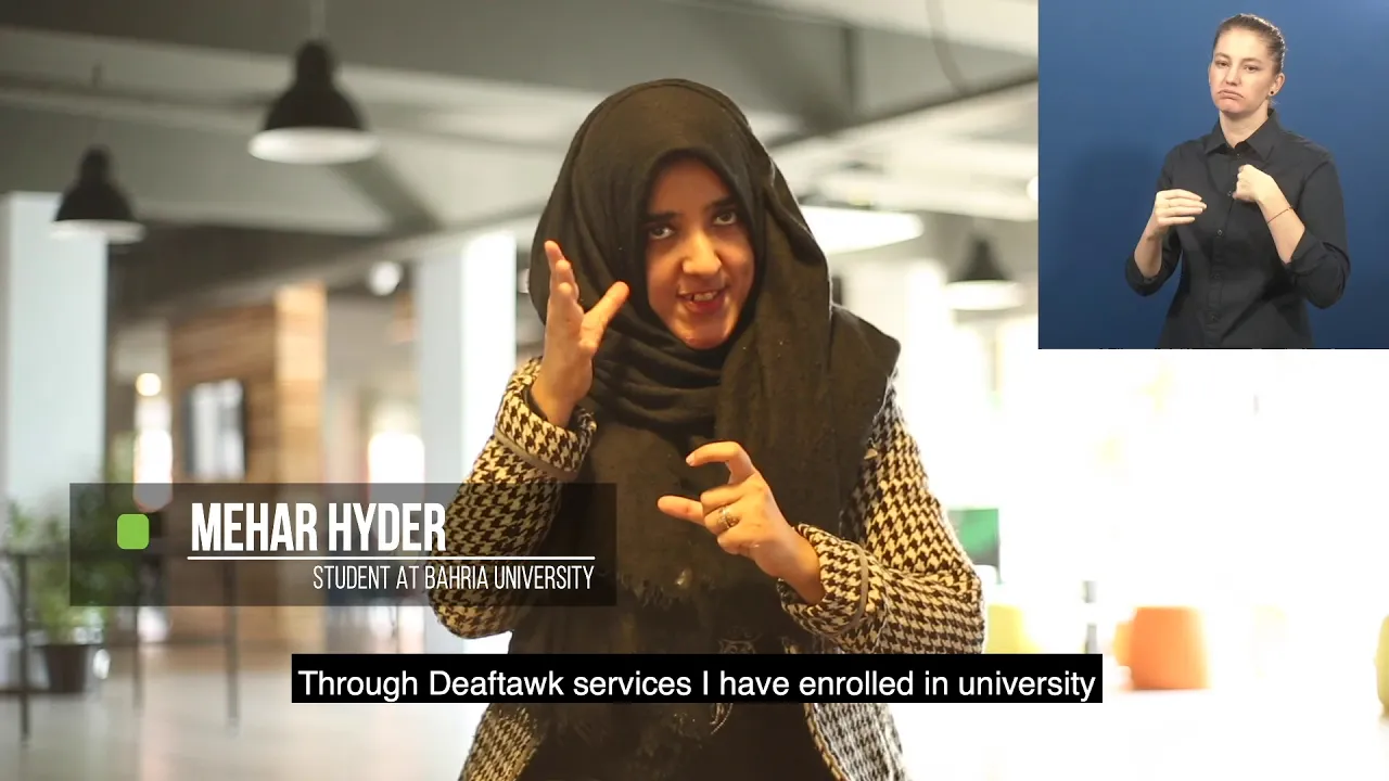 Awardee-Hour 5: Short Video of the Zero Project Awardee DeafTawk - AD
