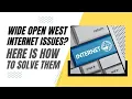 Wide Open West Internet Problems Here is How To Solve Them