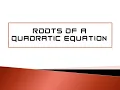 Roots of a Quadratic Equation C Program Tutorial