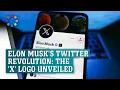 Musk unveils new X logo for Twitter