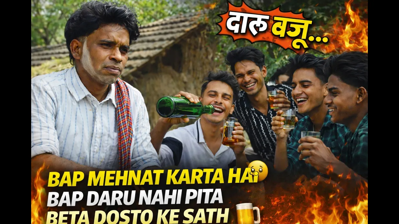 Bap Mehnet Dar or Beta Daru Baz Comedy Video Desi funny