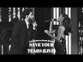 Download Lagu The Weeknd \u0026 Ariana Grande - Save Your Tears (Live at the iHeartRadio Awards)(Audio)