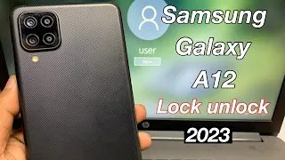 Samsung Galaxy A12 Hard Reset Samsung Phone Pattern Password Unlock 2023 