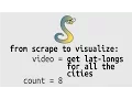 Python getting latitudes and longitudes for all Craigslist cities