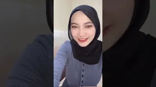 vhie hijab bigo live hijab tobrut cantik halu sikut challange mode jepit tete bikin halu