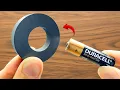 Lagu Place a Battery on a Magnet — What Happens Will Surprise You! 😱 | The InventorSecret