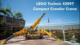 LEGO Technic 42097 Compact Crawler Crane unboxing, speed build and detailed review