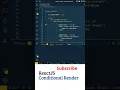 React Telugu Conditional Rendering in React ReactJS Tutorial Learn React JS React JS Telugu