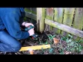 Fence post repair - how to fix broken leaning fence posts