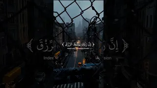 إن ربك يبسط الرزق لمن يشاء ويقدر   سورة الإسراء بصوت القارئ ياسر الدوسري دندنها