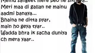 BOHEMIA - Official Lyrics of 'Chordo' by 