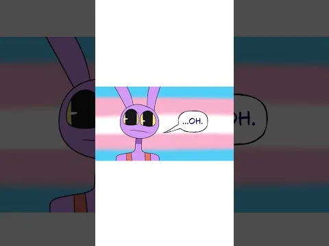 Jax is a FUNKY TRANS GIRL?!! #tadc #tadcjax #theamazingdigitalcircus #digitalcircus #funnybunny