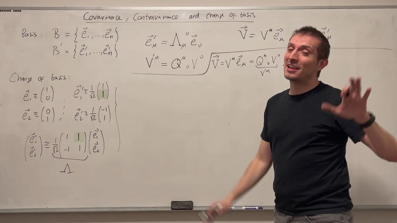 Intro to General Relativity - 02 - Preliminaries 2: Tensors, Covariance and Contravariance