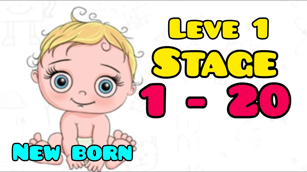 🧠 Brainstorm level 1 stage 1 to 20 / new Born