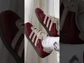 Unboxing the timeless Adidas Samba in green and red perfect vibes for a laid-back afternoon 🧘‍♀️🧘‍♀️