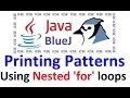 Nested for Printing Patterns - ICSE Computer Applications Java Class 10