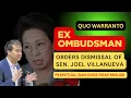 Download Lagu OMBUDSMAN ORDERS DISMISSAL AND PERPETUAL BAN FOR SENATOR JOEL VILLANUEVA OVER PDAF MISUSE.