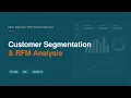Customer Segmentation RFM Analysis project