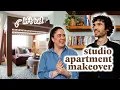 EXTREME 100 Sq Ft Studio Apartment Makeover French Cottage Style
