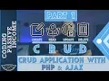 PHP Ajax CRUD Application Tutorial - MySQL Bootstrap jQuery DataTables Part 1