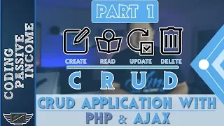 PHP Ajax CRUD Application Tutorial - MySQL Bootstrap jQuery DataTables Part 1