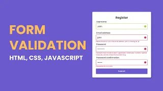 How to Implement Form Validation HTML5 JavaScript