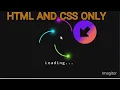 CSS Loading Animation Effects Html CSS Only