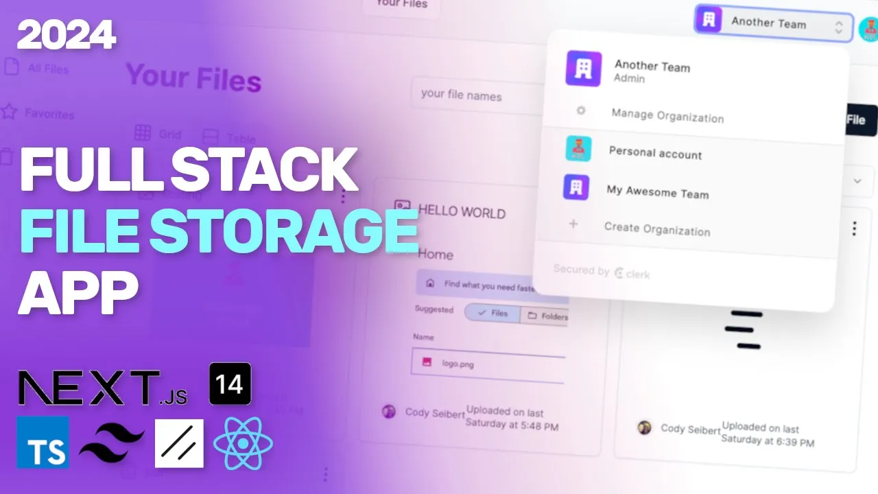 Join us as we build a comprehensive file storage application featuring role-based authorization, file management, and a variety of UI components using Next.js, Shadcn, and Typescript. Crafting a Role-Based File Storage System