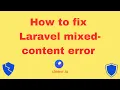 How to fix mixed-content error with Laravel apps behind load balancer
