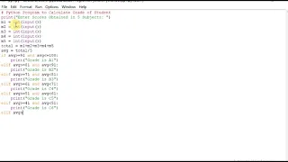 Python Program to Calculate Grade of Student