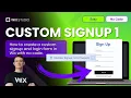 How to Make Custom Member Signup and Login Forms in Wix with No Code