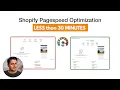Shopify speed optimization Under 30 Minutes using Google PageSpeed Insights i show you everything