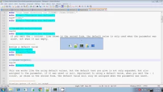 Advanced Unix Conditional parameter substitution