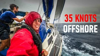Sailing Offshore in 35 knots – Indian Ocean – Ep.90