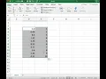 Excel reverse order of a column of data