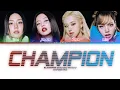 Lagu BLACKPINK 'CHAMPION' [Full AI Demo Version Extended] (Color Coded Lyrics)